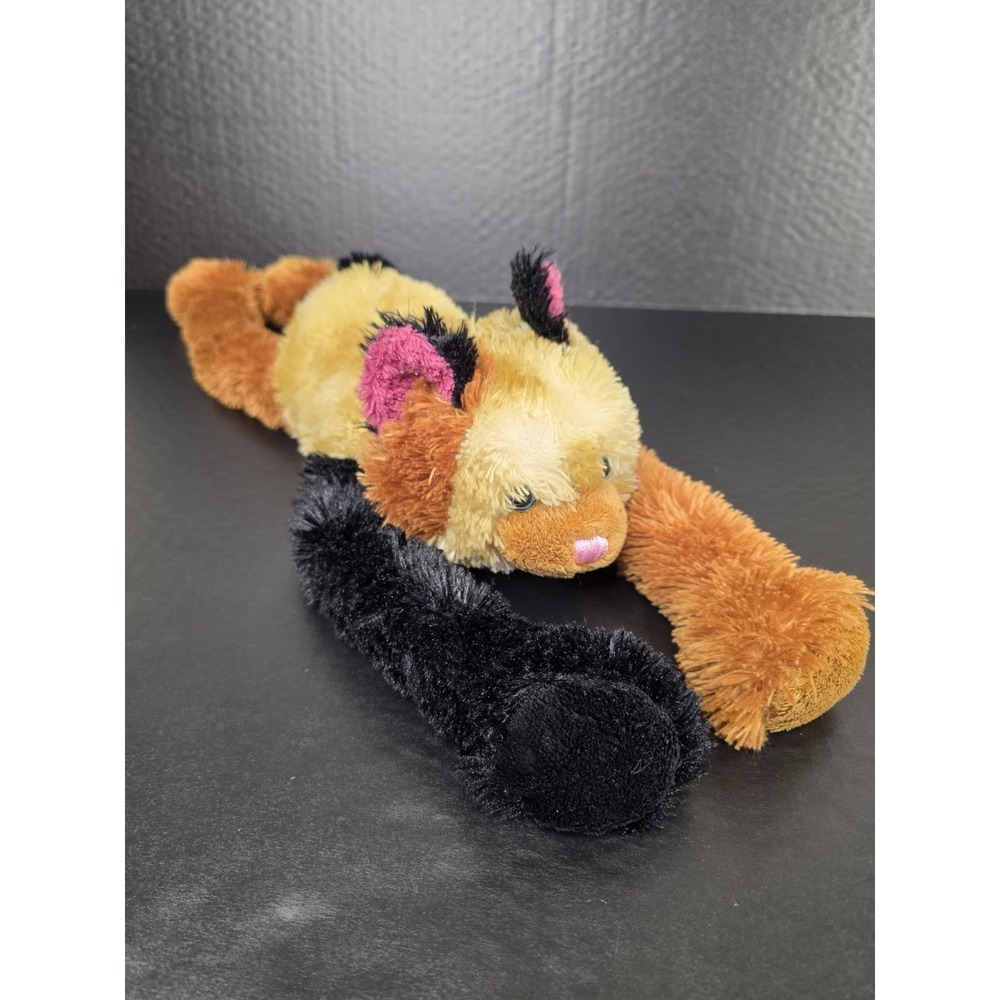 Old Navy Cat Plush Long Legs‎ Calico Stuffed Animal 12x9 Floppy Pink Nose